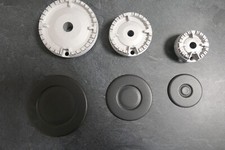 Lot de 3 bruleurs +leurs chapeaux pour cuisinière LA GERMANIA SM61DFN (occasion)