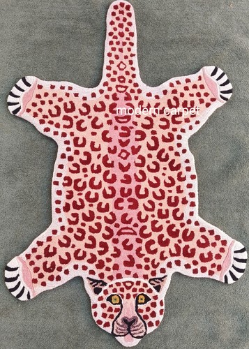 Tapis léopard 3x5 - , pieds