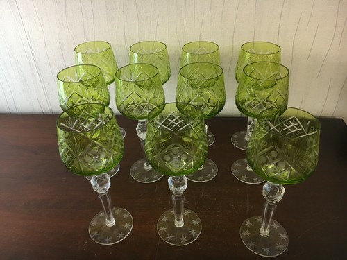 Verres vin cristal - 11, à