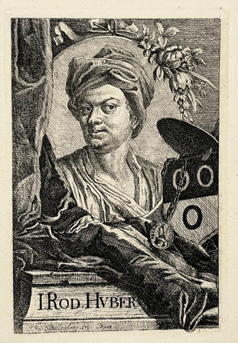Johann rudolf huber portrait - johann,
