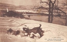 Cpa sports hiver en - cpa, d'hiver