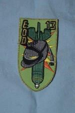 A496 patch insigne écusson armée militaire EOD 13e Génie? NEDEX militaria