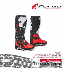 Forme Botte Pilote Rouge MX