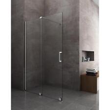 Paroi de Douche Coulissante WALK-IN 8 MM RÉVERSIBLE CADRE CHROMÉ VERRE EASYCLEAN