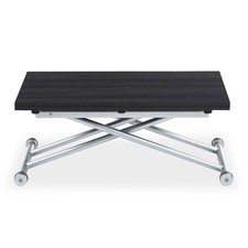 Table Basse Relevable "Higher" 57-114cm Bois Vintage