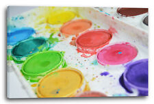 Toile/Cadres Boîte de couleur de l'eau comme une Suvre d'art, peinture murale d