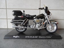 MOTO HARLEY FLH ELECTRA GLIDE 1200 SHOVELHEAD 1978 1/18 MAISTO