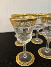 Verres à vin modèle Thistle en cristal de Saint Louis