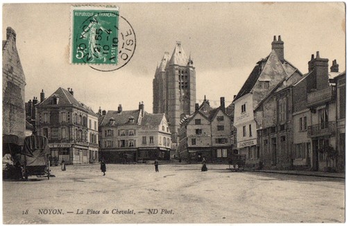 Cpa noyon 18 - 60, (oise)