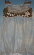 Lucy B "Butterscotch" Wedding Chemise Babydoll Slip S