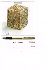 PUBLICITE ADVERTISING 054 1979  PARKER  stylo  signé CESAR