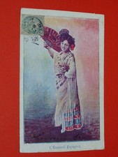 CPA CARTE POSTALE 1904 L'EVENTAIL ESPAGNOL ESPAGNE