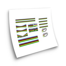 Autocollants cadre de vélo STAR SAM® champion du monde UCI autocollants cadre...