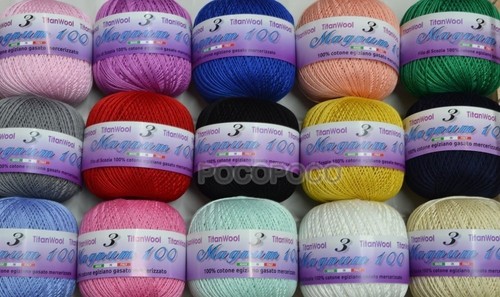 Pelote laine pur coton - laine,
