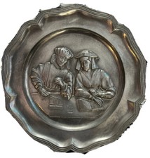 ASSIETTE DECORATIVE EN ETAIN