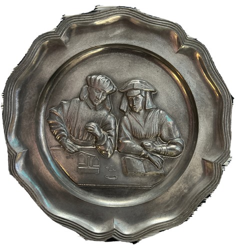 Assiette decorative etain - assiette, en