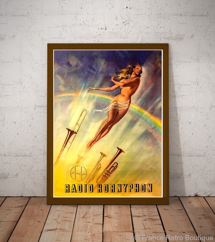 Affiche publicitaire vintage