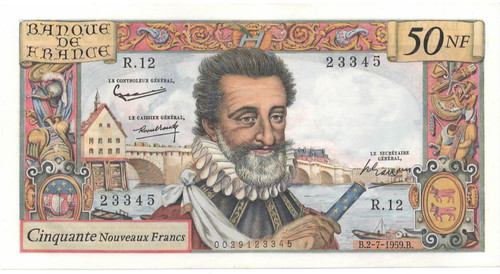 Perbe billet nf henri - su, 50