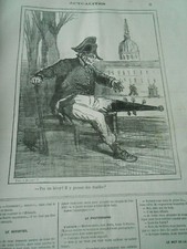 Caricature 1873 - Jambe de