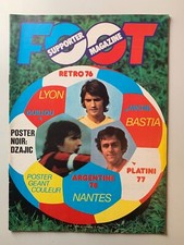FOOT SUPPORTER MAGAZINE N°8 1977 ARGENTINE 78 - PLATINI - BASTIA MICHEL GUILLOU