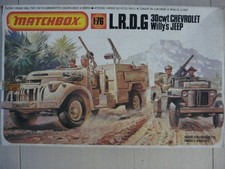 Maquette Matchbox 1/76 PK-173 LRDG Chevrolet 30cwt et Jeep