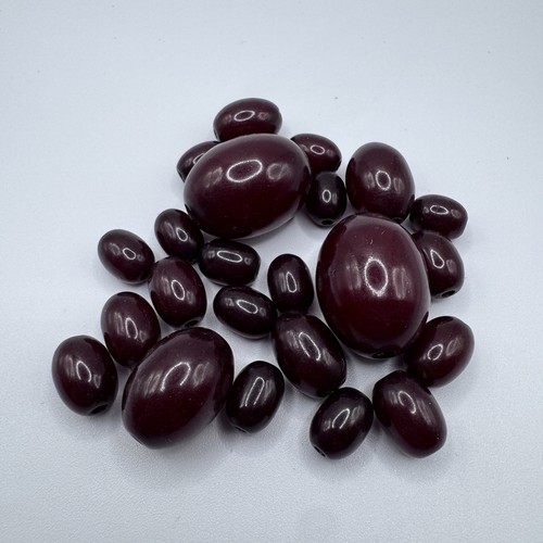 Lot perles bakélite - de,