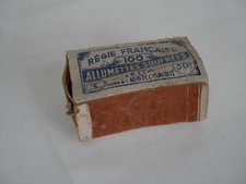 Boîte allumettes soufrées