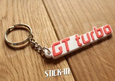 Porte Clés pour 5 GT Turbo Keyrings Keychain monogramme stickers R5