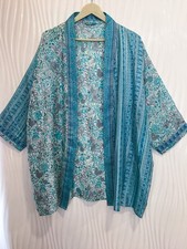 Veste Duster Kimono Court En