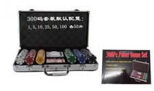 X Set Poker 300 Jetons Chips 2