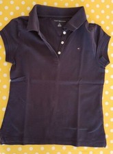 Polo Bleu Marine Fille TOMMY