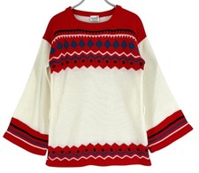 Pull SOVERT Nordique Vintage Femme Taille M