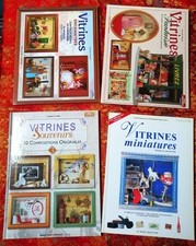 Lot 4 livres Vitrines