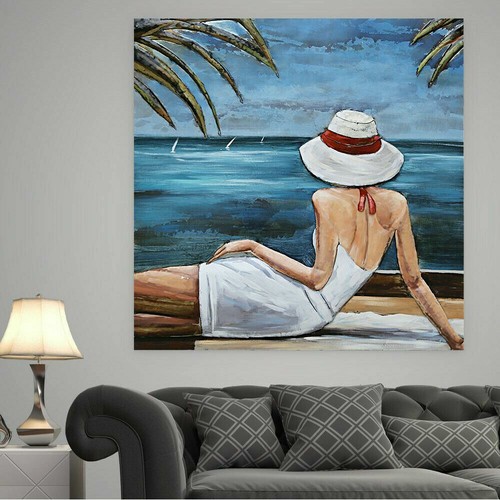 Ciel bleu ocean plage - ocean, toile