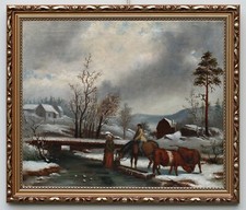 Tableau Huile Sur Toile