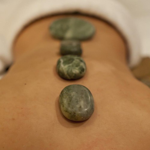 Pierre massage chaude en - pierre,