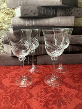 4 Verres Anciens  CRISTAL J.G DURAND modèle Florence - liqueur -digestif