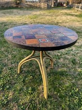 Table Ronde grand Guéridon Jean Gregorieff pour Roche Bobois 1970 Céramique 