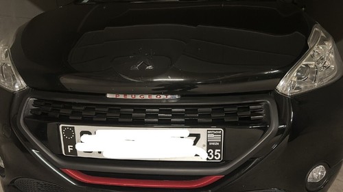 Caches damier calandre - , peugeot
