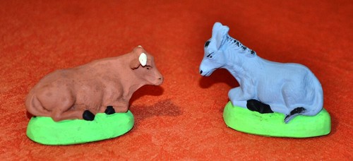 Santons animaux crèche - , bœuf
