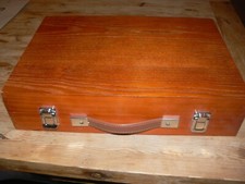 Boîte Bois Rangement Deco Couture Peinture