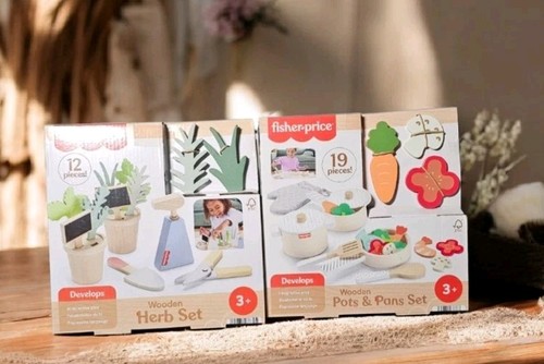 Fisher price kitchen - kitchen, pots