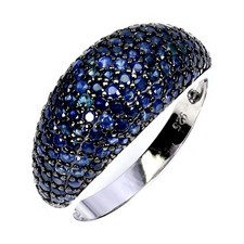 925 Bague en Argent Ovale