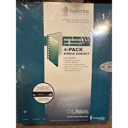 Livescribe dot paper - dot, notebooks