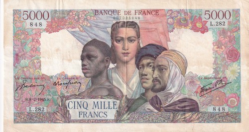 France 5000 Francs Empire