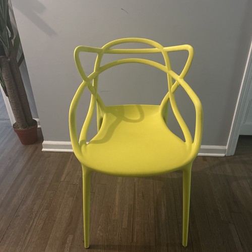 Kartell masters yellow plastic - yellow,