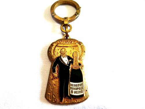 Porte clés courtois émaillé - porte,
