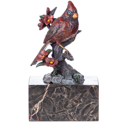 Sculpture oiseau bronze - oiseau, en