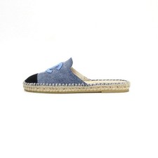 CHANEL Mule Espadrille en