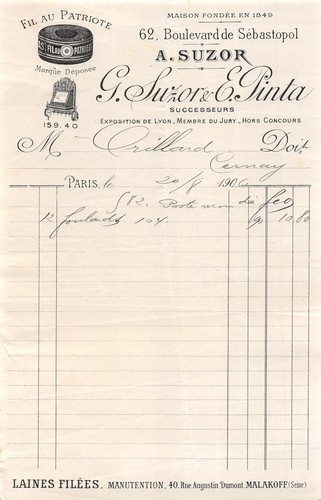 1906 fil patriote g suzor - fil, au